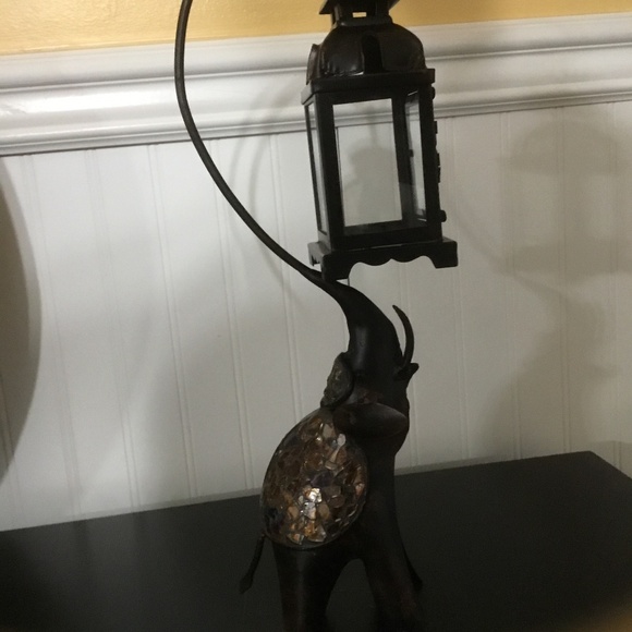 Pier 1 Imports Metal Elephant Tea-light Lantern - Picture 8 of 13